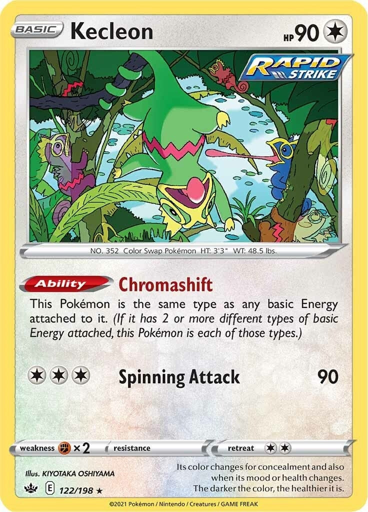 Image for Kecleon (122/198) (SWSH06: Chilling Reign) - Pokemon