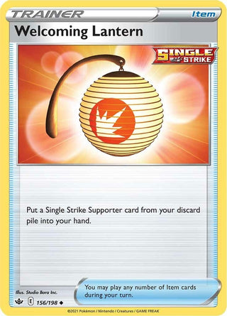 Image for Welcoming Lantern (156/198) (SWSH06: Chilling Reign) - Pokemon