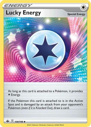 Image for Lucky Energy (158/198) (SWSH06: Chilling Reign) - Pokemon