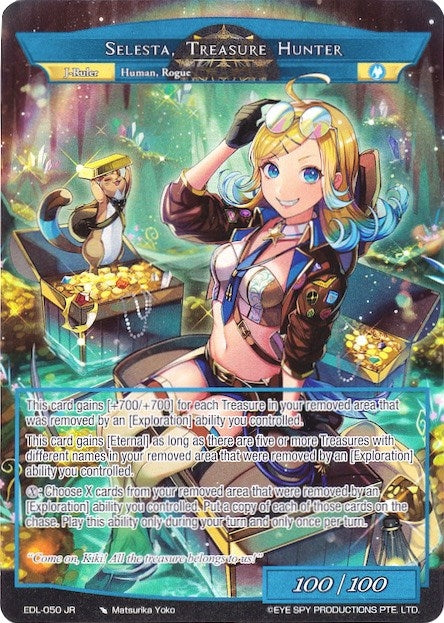 Selesta Treasure Hunter (Full Art Ruler) (50) [EDL] - Force of Will Single