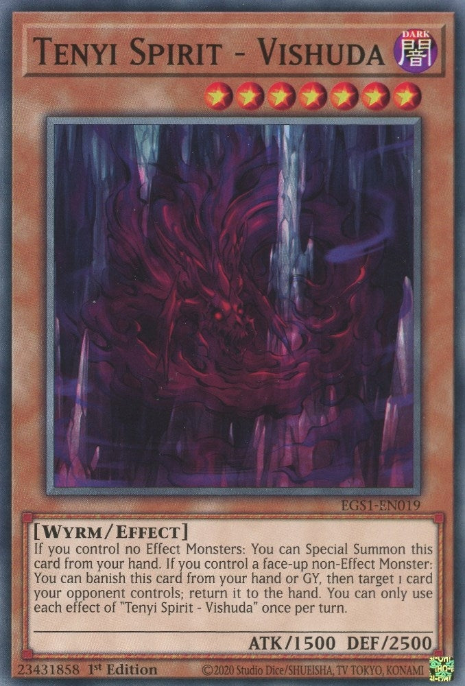 Tenyi Spirit - Vishuda (1019) (EGS1) - YuGiOh Single