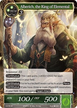 Alberich the King of Elemental (2) [OG2] - Force of Will Single