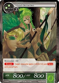 Elvish Berserker (2) [OG2] - Force of Will Single