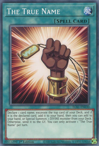 The True Name (1030) (EGS1) - YuGiOh Single