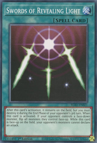 Swords of Revealing Light (1021) (EGS1) - YuGiOh Single