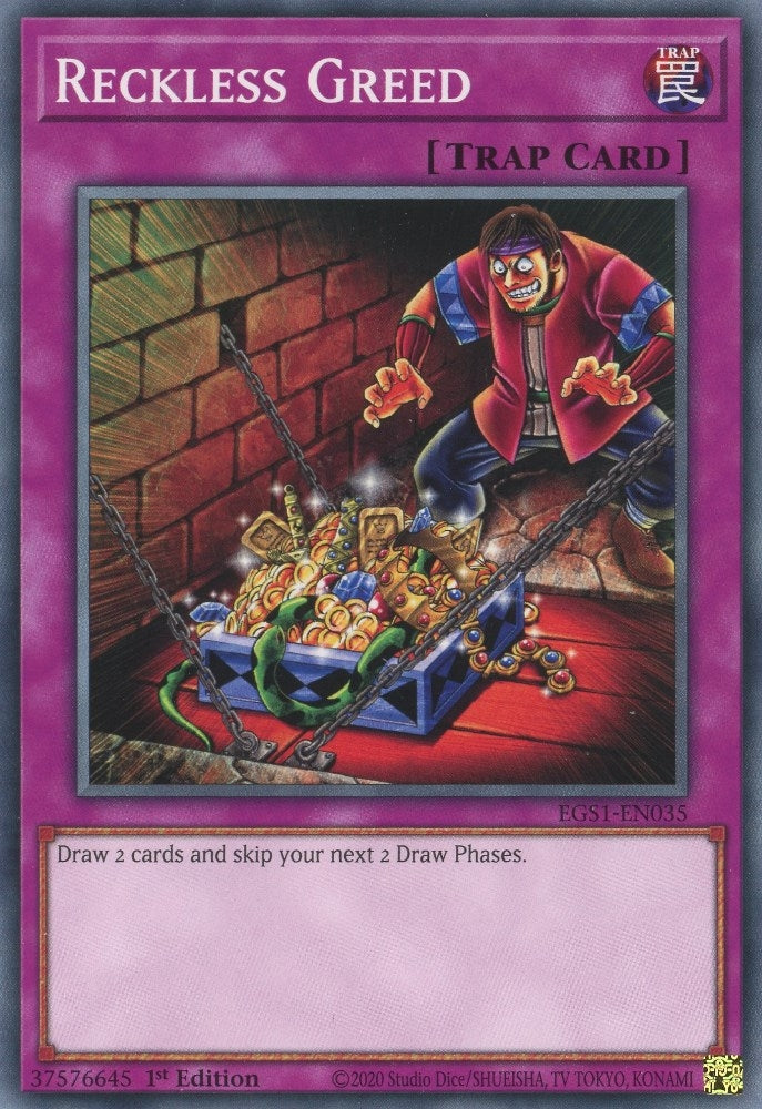 Reckless Greed (1035) (EGS1) - YuGiOh Single