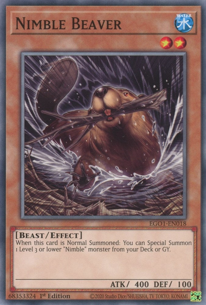 Nimble Beaver (1018) (EGO1) - YuGiOh Single