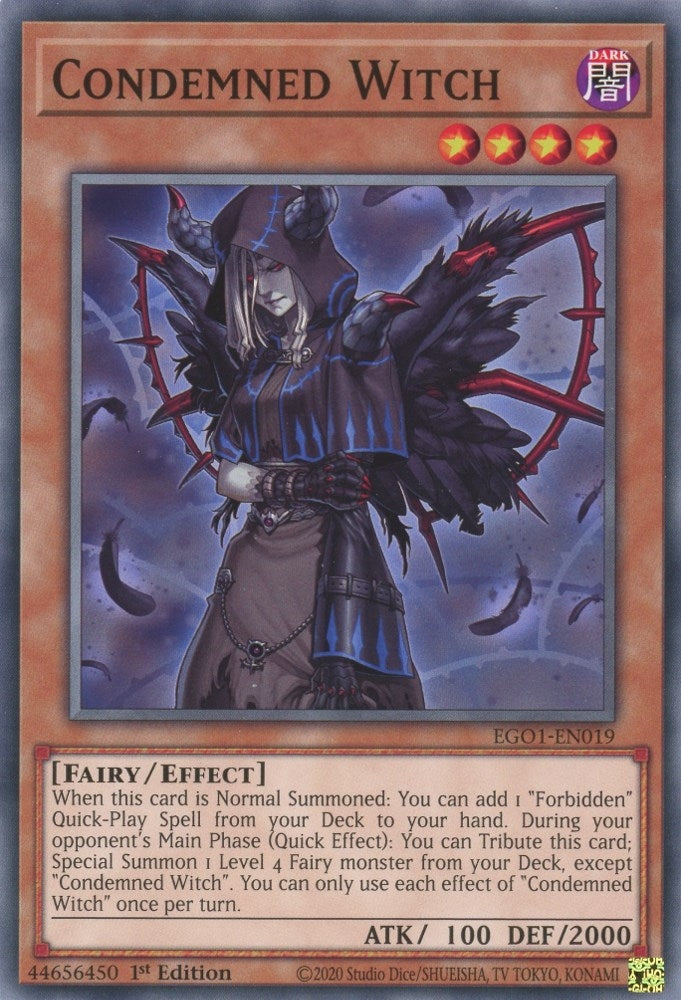 Condemned Witch (1019) (EGO1) - YuGiOh Single