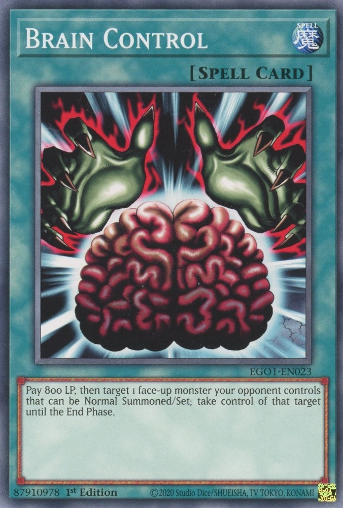 Brain Control (1023) (EGO1) - YuGiOh Single