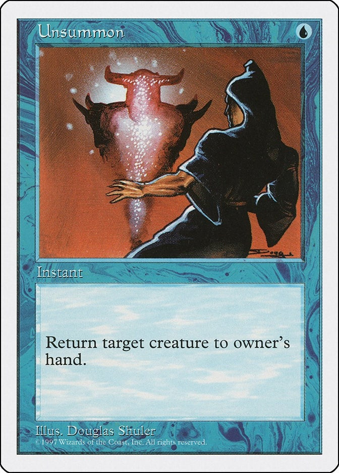 Unsummon [5ED] - MTG Single