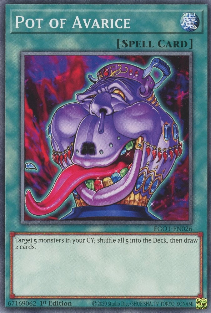 Pot of Avarice (1026) (EGO1) - YuGiOh Single