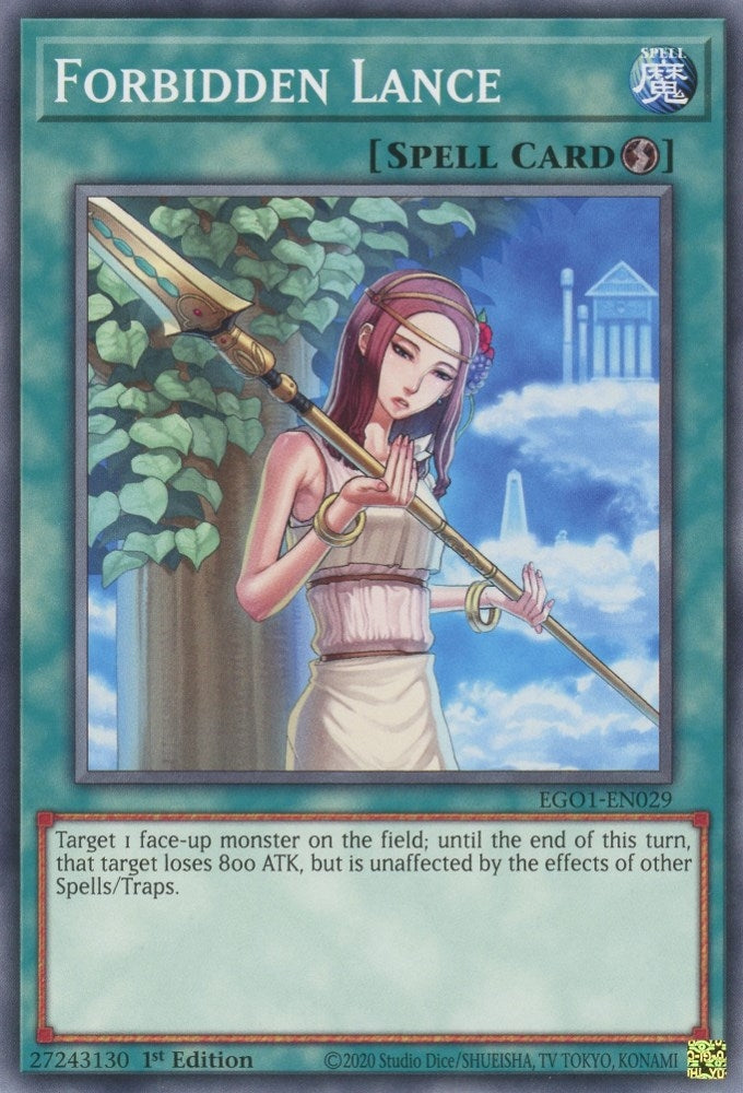 Forbidden Lance (1029) (EGO1) - YuGiOh Single
