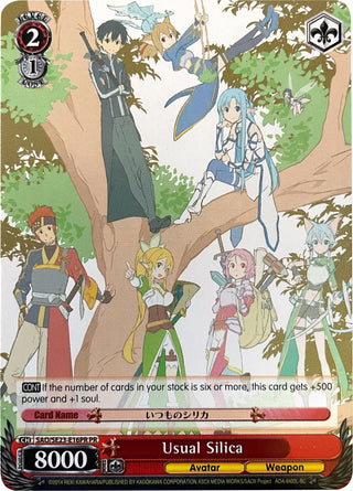 Usual Silica (Alternate Art Promo) (2316) [SAO/SE23] - Weiss Schwarz Single