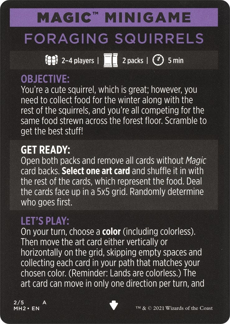 Magic Minigame: Foraging Squirrels (2) [MH2] - MTG Single