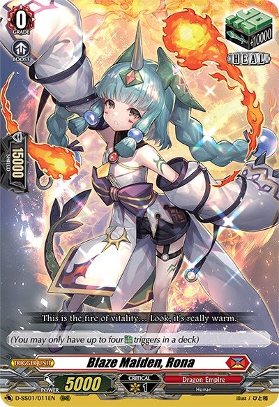 Blaze Maiden Rona (1011) [D-SS01] - Cardfight Vanguard Single