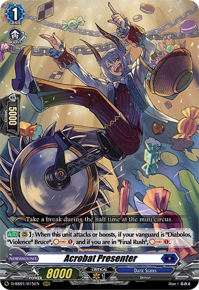 Acrobat Presenter (1015) [D-SS01] - Cardfight Vanguard Single