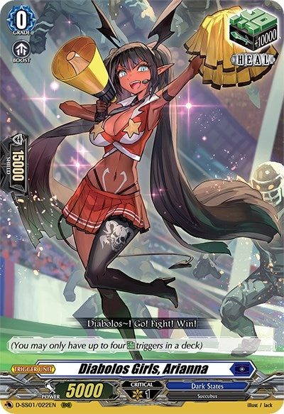 Diabolos Girls Arianna (1022) [D-SS01] - Cardfight Vanguard Single