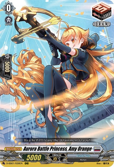 Aurora Battle Princess Amy Orange (1030) [D-SS01] - Cardfight Vanguard Single
