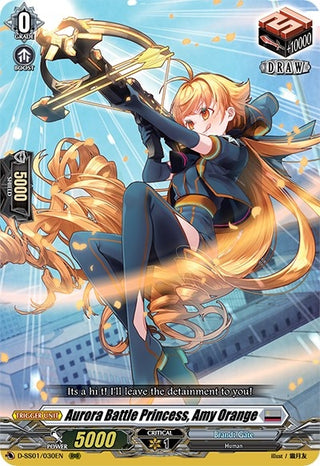 Aurora Battle Princess Amy Orange (1030) [D-SS01] - Cardfight Vanguard Single