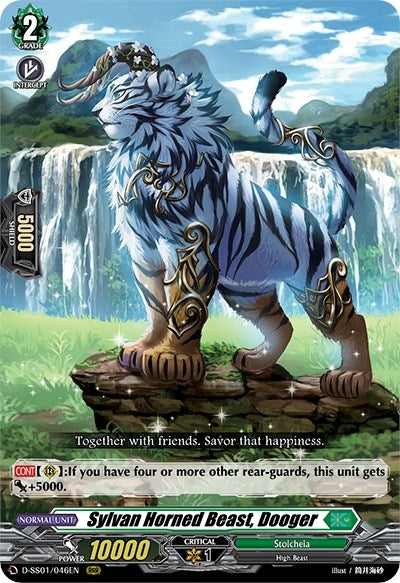 Sylvan Horned Beast Dooger (1046) [D-SS01] - Cardfight Vanguard Single