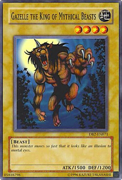 Gazelle the King of Mythical Beasts (2071) - YuGiOh Single