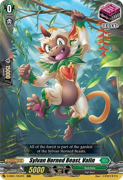 Sylvan Horned Beast Valin (1054) [D-SS01] - Cardfight Vanguard Single