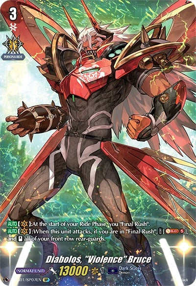 Diabolos ’Violence’ Bruce (107) [D-SS01] - Cardfight Vanguard Single