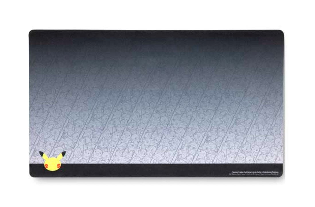 Pokemon TCG: Pokémon Celebration Black & Gray Playmat - Playmats Sealed
