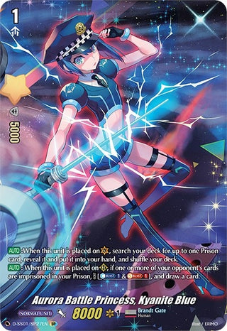 Aurora Battle Princess Kyanite Blue (SP) (127) [D-SS01] - Cardfight Vanguard Single