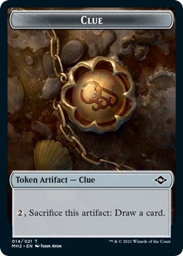 Clue (014) // Thopter Double-sided Token (0) [MH2] - MTG Single