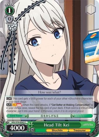 Head Tilt Kei (79042) [KGL/S79] - Weiss Schwarz Single