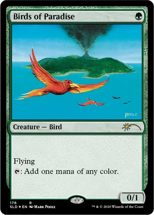 Birds of Paradise (176) (176) [SLD] - MTG Single