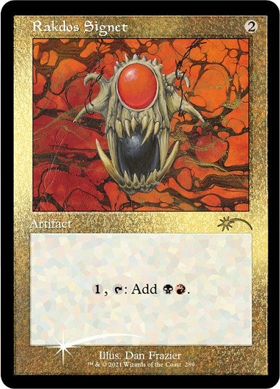 Rakdos Signet (Foil Etched) (289) [SLD] - MTG Single