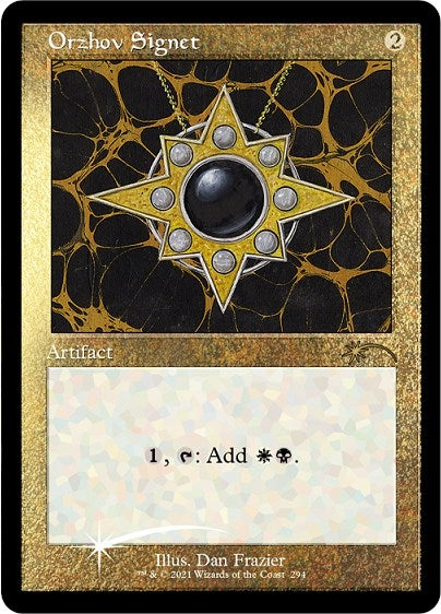 Orzhov Signet (Foil Etched) (294) [SLD] - MTG Single