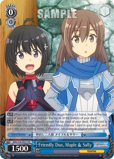 Friendly Duo Maple & Sally (7801) [BFR/S78] - Weiss Schwarz Single