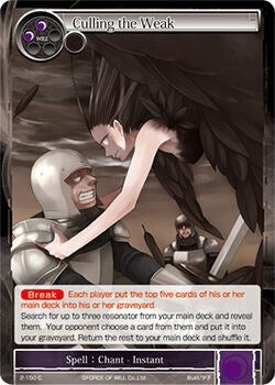 Culling the Weak (2) [OG2] - Force of Will Single