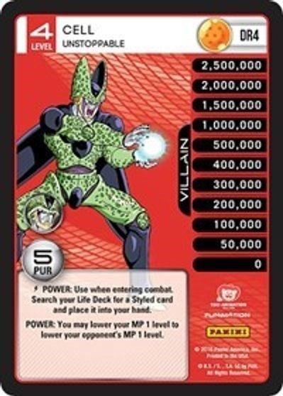 Cell - Unstoppable (Rainbow Parallel Foil) (4) [PER] - Dragon Ball Z TCG Single