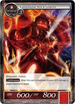 Exploding Rock Golem (2) [OG2] - Force of Will Single