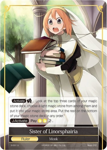 Sister of Linorsphairia // Sol (3) [OG3] - Force of Will Single