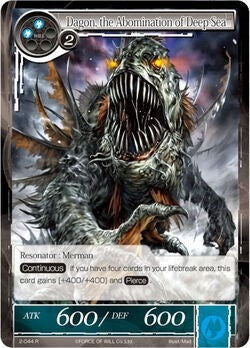 Dagon the Abomination of the Deep Sea (2) [OG2] - Force of Will Single