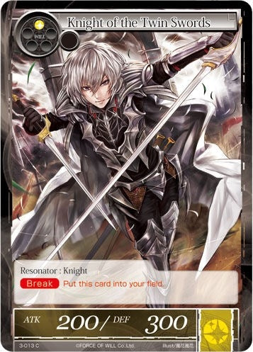 Knight of the Twin Swords (3) [OG3] - Force of Will Single