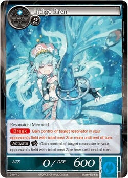 Indigo Siren (2) [OG2] - Force of Will Single