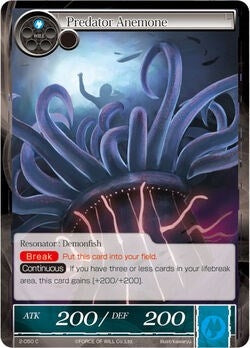 Predator Anemone (2) [OG2] - Force of Will Single