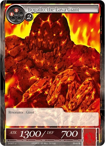 Bogallo the Lava Giant (3) [OG3] - Force of Will Single