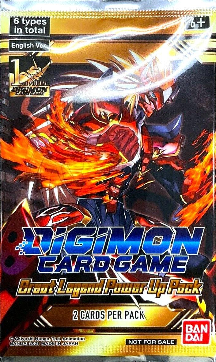 Great Legend Power Up Pack [D-PR] - Digimon Card Game Sealed