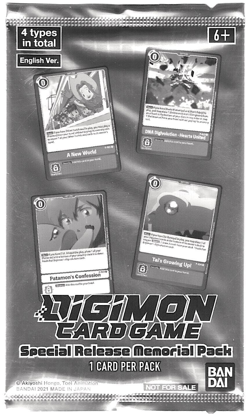 Special Release Memorial Pack [D-PR] - Digimon Card Game Sealed