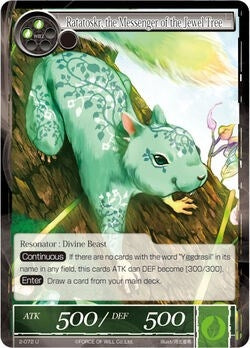 Ratatoskr the Messenger of the Jewel Tree (2) [OG2] - Force of Will Single