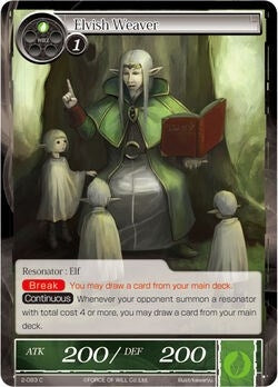 Elvish Weaver (2) [OG2] - Force of Will Single