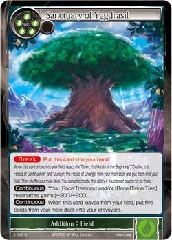 Sanctuary of Yggdrasil (2) [OG2] - Force of Will Single
