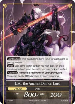 Garmheld the King of the Dead // Loki the Ancient Demon Lord (2) [OG2] - Force of Will Single
